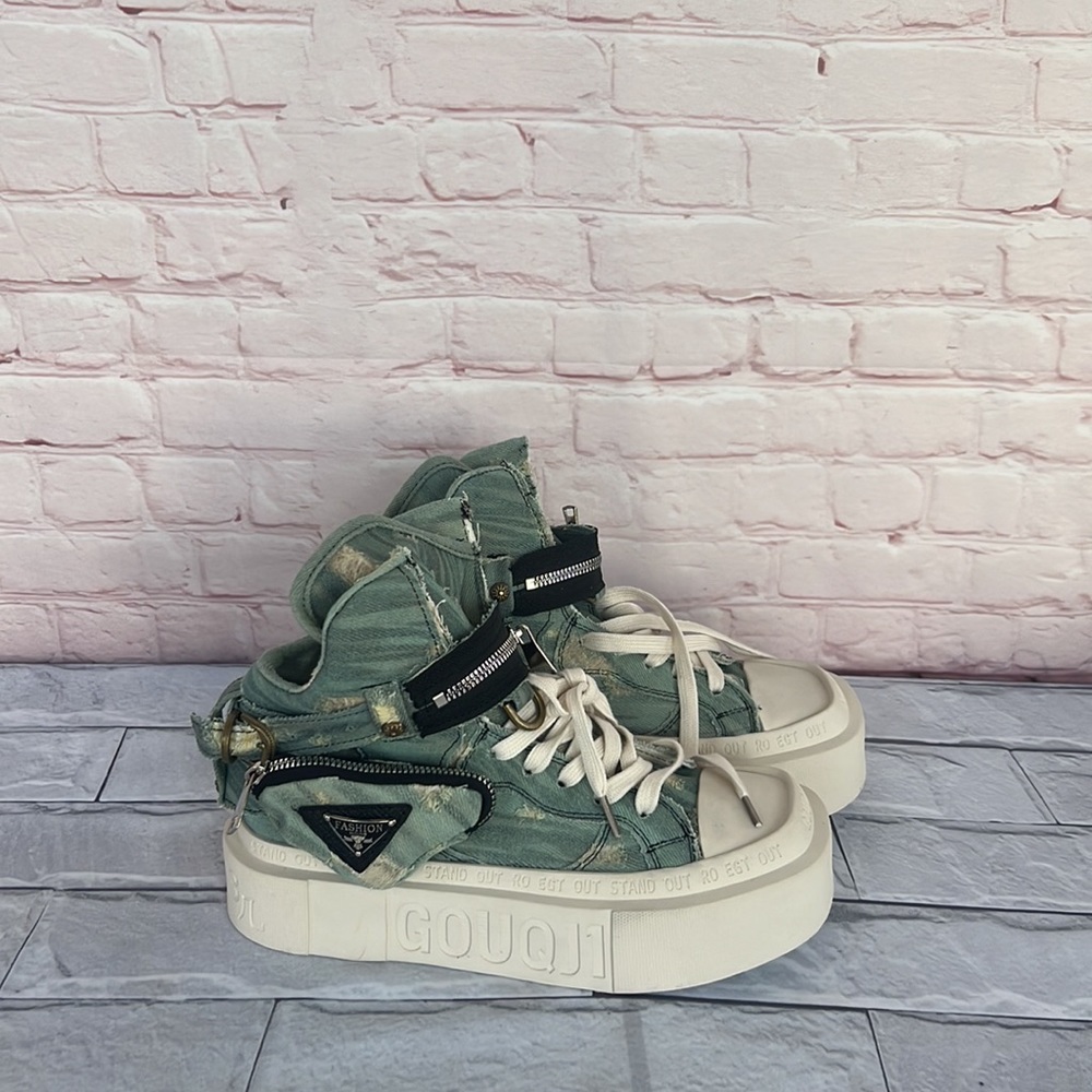 PUNK denim canvas fashionable SHOES